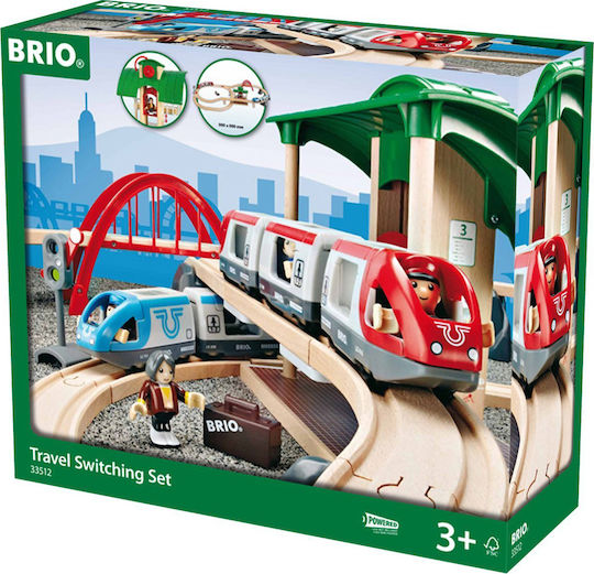 Brio Toys Travel Switching Set with Train for 3++ Years