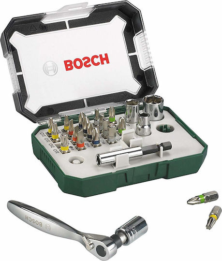 Bosch Set Ratchet 1\4" 3pcs