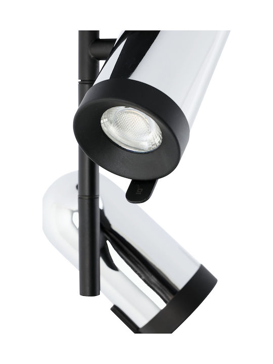 Faro Barcelona Orleans Double Spot with Socket GU10 in Black Color