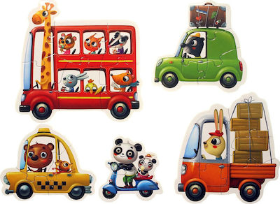 Kids Puzzle Cars for 2++ Years 20pcs Cubika