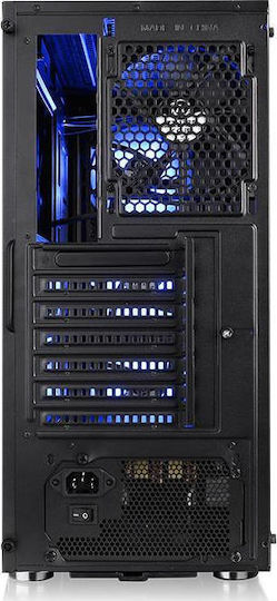 Thermaltake V200 Tempered Glass RGB Edition Gaming Midi Tower Κουτί Υπολογιστή με Πλαϊνό Παράθυρο Μαύρο