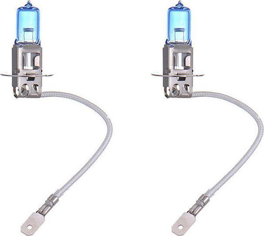 Autoline Lamps Car & Motorcycle H3 Halogen 12V 55W 2pcs