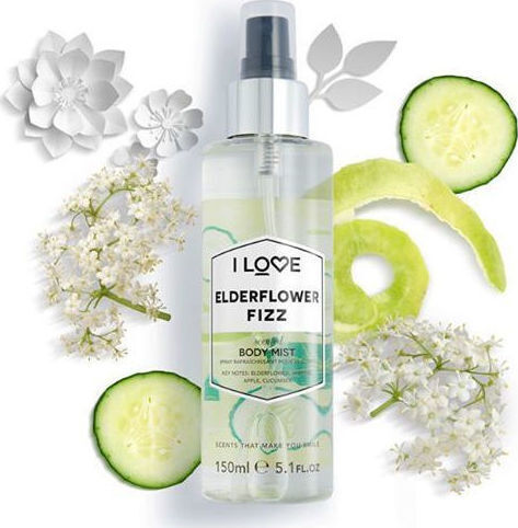 I Love Cosmetics Elderflower Fizz Körpernebel 150ml