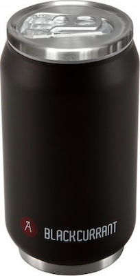 Les Artistes Pull Can'it Thermos Glass with Straw Blackcurrant Mat 280ml A-1852