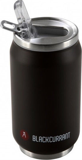 Les Artistes Pull Can'it Ποτήρι Θερμός Ανοξείδωτο BPA Free 280ml Blackcurrant Mat με Επιστόμιο και Καλαμάκι