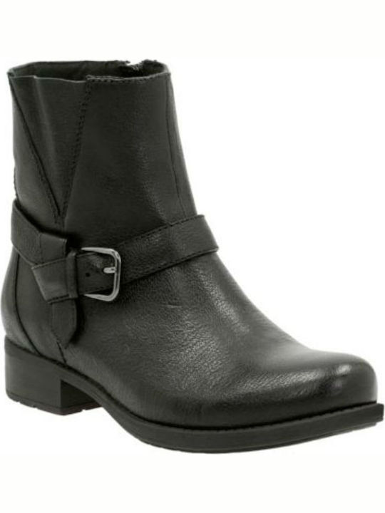 Verlie Bali Leder Stiefeletten Damen Schwarz