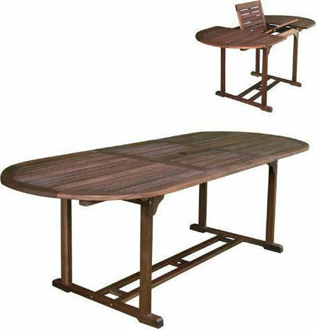 Garten- und Terrassentisch Ausziehbar 120(+50)×80×74(+50) Braun Garten- und Terrassentisch Ausziehbar 120(+50)×80×74(+50) Braun