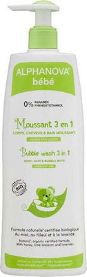 Alphanova Alphanova Baby Bubble Wash 3 in 1 mit Kamille & Lavendel 500ml