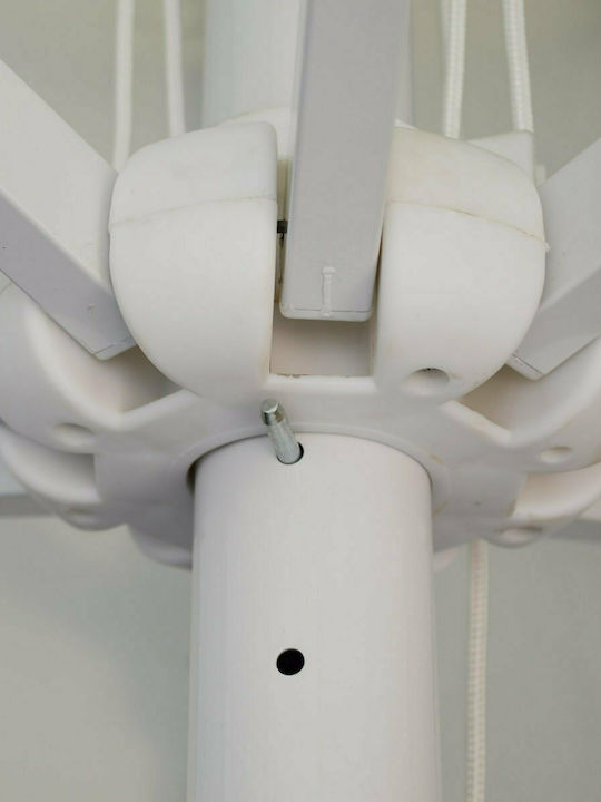 Umbrelă Profesională Rotundă Din Aluminiu Ecru Φ2.5xÎnălțime2.5m