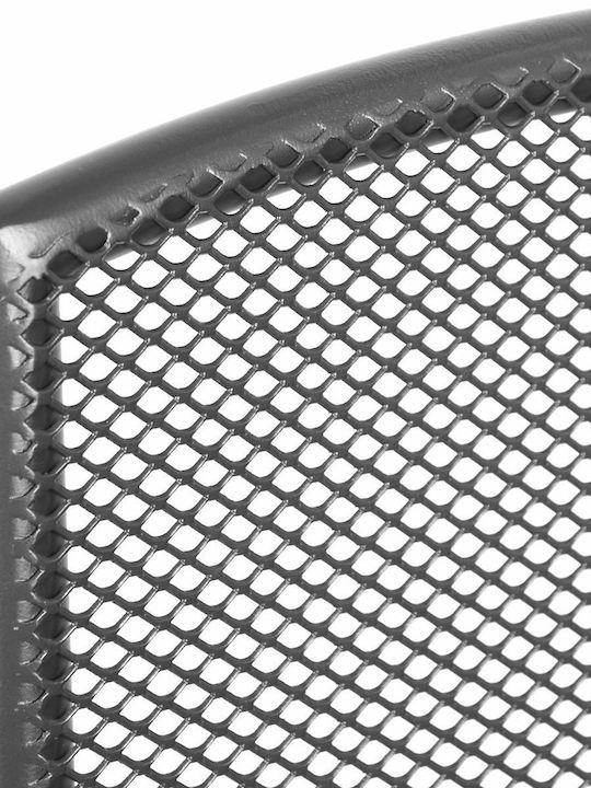 Outdoor Chair Metallic Elijah Anthracite 43x62x89cm