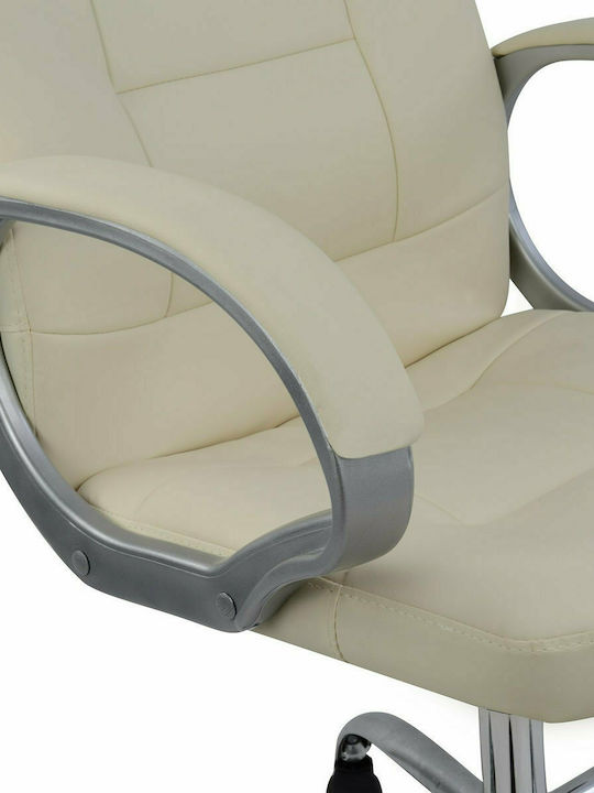 HomeMarkt Stuhl Exekutive mit Neigung Ivern HM1024.08 Ecru
