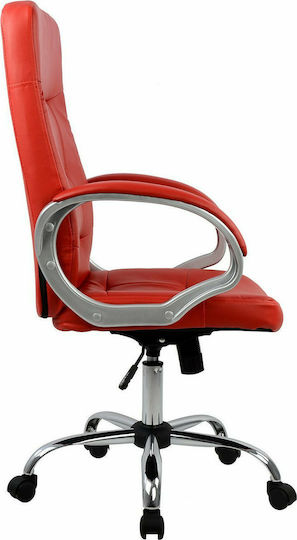 HomeMarkt Stuhl Exekutive mit Neigung Ivern HM1024.07 Rot