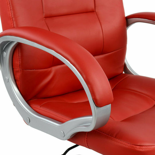 HomeMarkt Stuhl Exekutive mit Neigung Ivern HM1024.07 Rot