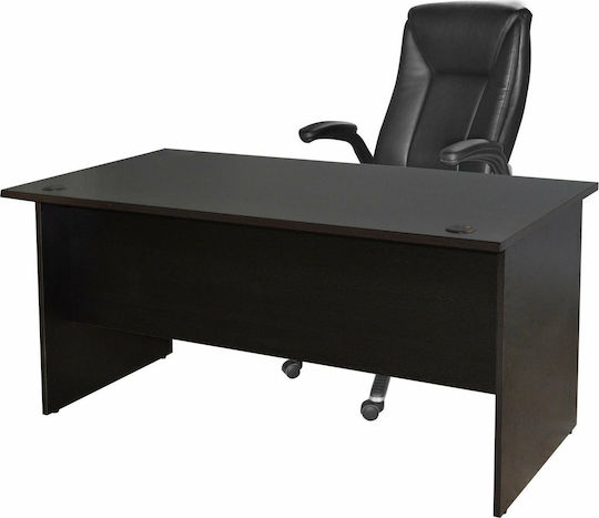 Επαγγελματικό Γραφείο Caitlyn Ξύλινο Wenge 150x75x75εκ.