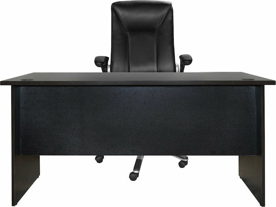 Επαγγελματικό Γραφείο Caitlyn Ξύλινο Wenge 150x75x75εκ.