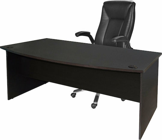 Professional Office Executive Wooden Brown 180x93.5x74.6cm