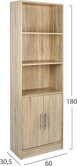 Βιβλιοθήκη Ensley Sonama 60x30.5x180εκ.