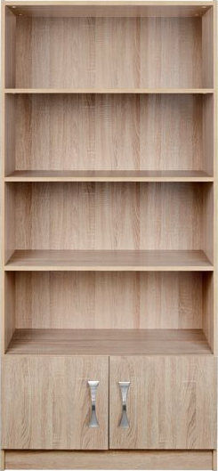 Beige Bookcase 80x35x180cm