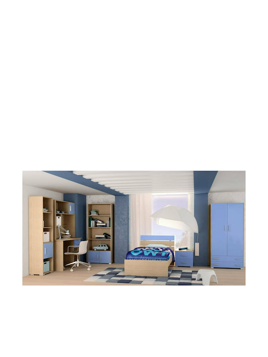 Note Kids Bed Classic Single Blue for Mattress 90x190cm