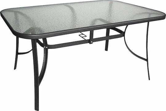 Outdoor Dining Set BRUNO 7pcs Gray