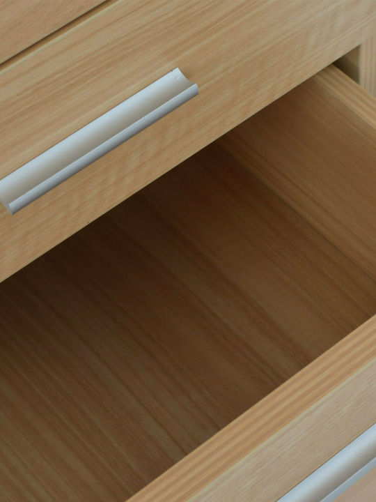 Бюро Стъклено Бежово 180x80x75см