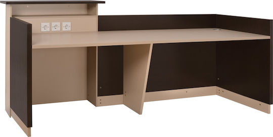 HomeMarkt Dalton Birou de primire în birou cu Dimensiuni L240xA82xÎ105cm