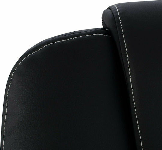 HomeMarkt Stuhl Exekutive mit Neigung Jaya HM1091.01 Schwarz