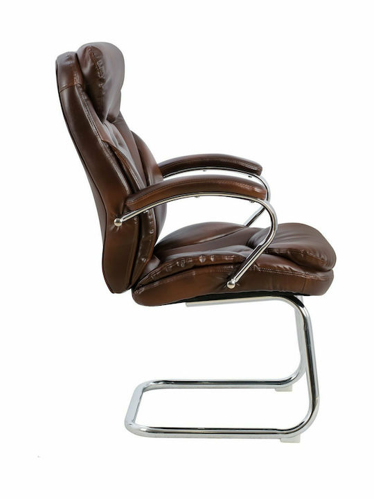 Armchair Visitor Lanisha with Arms Coffee 65x52x105cm 2pcs
