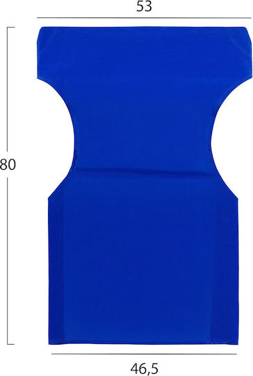 HomeMarkt Pânză Impermeabilă Pentru Scaun Regizor Limnos Albastră 53x80cm