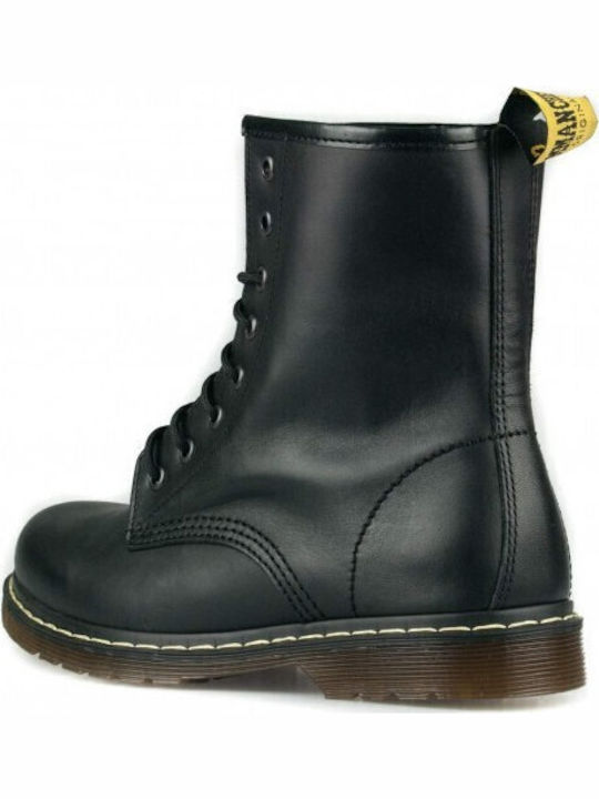 Leather Women's Ankle Boots Black