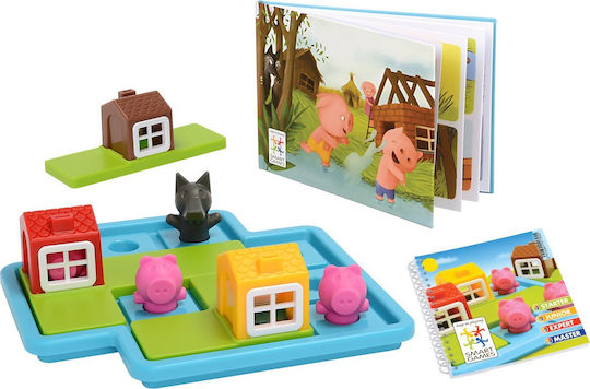 Επιτραπέζιο Παιχνίδι Three Little Piggies για 1 Παίκτη 3+ Ετών (EN) Smart Games