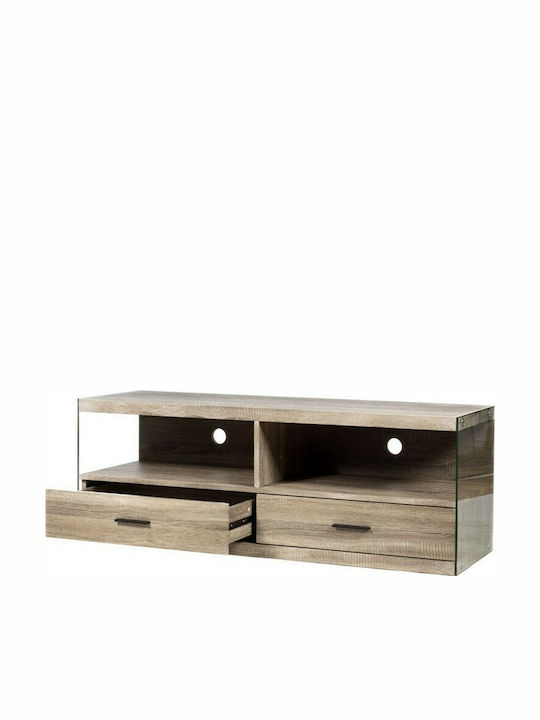 TV Stand Chaan Oak Length 121cm Width 39.5cm Height 44cm