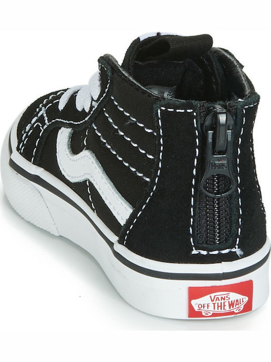 SK8-HI ZIP Kids Sneakers High Black