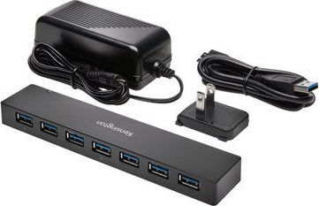 Kensington UH7000C Hub USB 7 Porturi USB 3.0 cu Conectare USB-A și Power Delivery