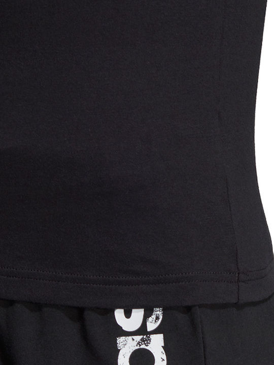 Essential 3-Stripes Slim Damen T-Shirt Schwarz