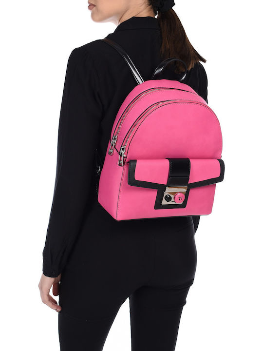 Trussardi 75B00710 Women's Bag Backpack Fuchsia 75B00710-9Y099998-P201