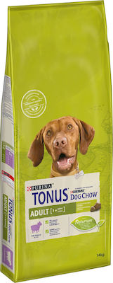 Purina Tonus Dog Chow Adult 14kg Dry Food for Adult Dogs with Lamb