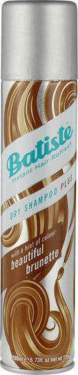 Batiste Beautiful Brunette Ξηρό Σαμπουάν Ενυδάτωσης & Όγκου για Όλους τους Τύπους Μαλλιών 200ml