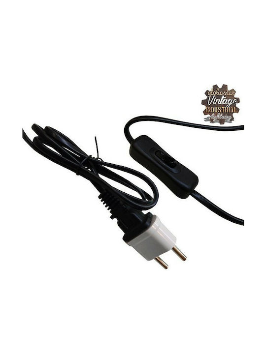GloboStar Monkey Fist Vintage Tischlampe aus Seil für Fassung E27 mit Beige Schirm und Braun Basis