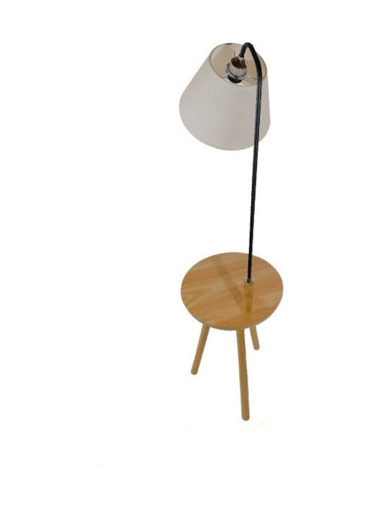 GloboStar Tiffany Floor Lamp H140xW40cm. with Socket for Bulb E27 Brown