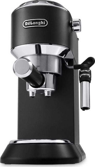 De'Longhi Dedica Pump Μηχανή Espresso 1300W Πίεσης 15bar Μαύρη