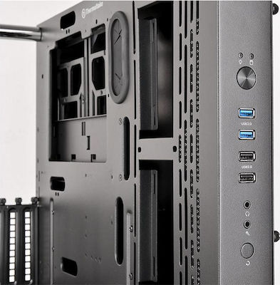 Thermaltake Core P3 TG Gaming Midi Tower Κουτί Υπολογιστή με Πλαϊνό Παράθυρο Μαύρο