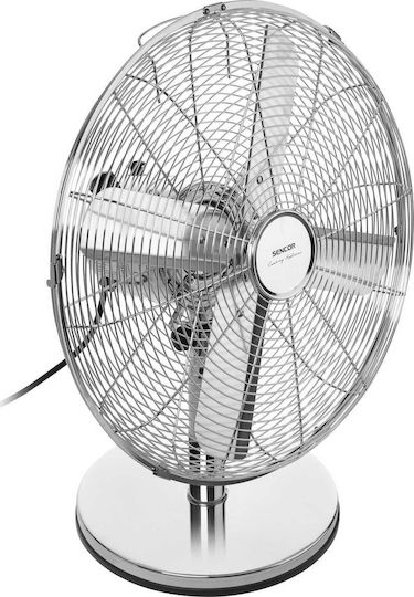 Sencor Ventilator De Masă 50W Diametru Ventilator 40cm Argintiu