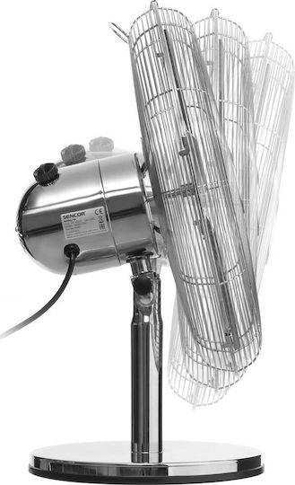 Sencor Ventilator De Masă 50W Diametru Ventilator 40cm Argintiu