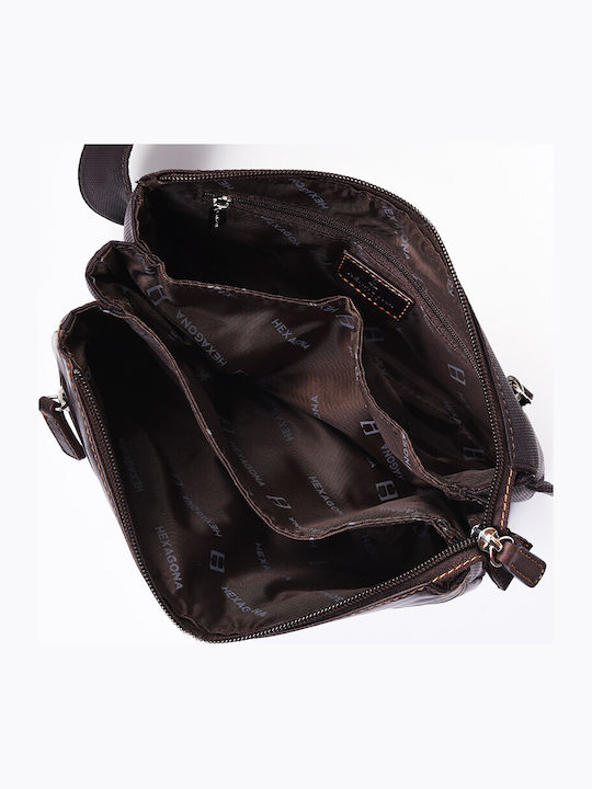 Leather Waist Bag Brown