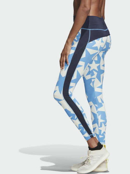 adidas Believe This Iteration Women's Cropped Training Legging High Waisted Blue