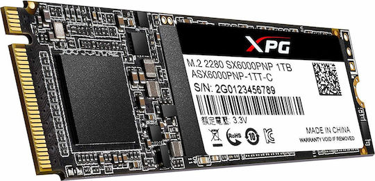XPG SX6000 Pro SSD 1TB M.2 NVMe PCI Express 3.0 ASX6000PNP-1TT-C