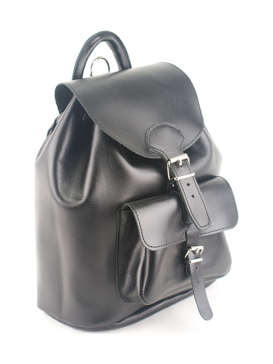 Kouros Leather Bag Μαύρο Kouros Leather Bag Μαύρο