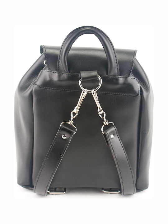 Kouros Leather Bag Μαύρο