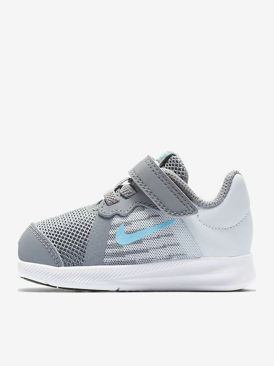 Downshifter Downshifter 8 Kids Sports Shoes Running with Hoop & Loop Closure Gray